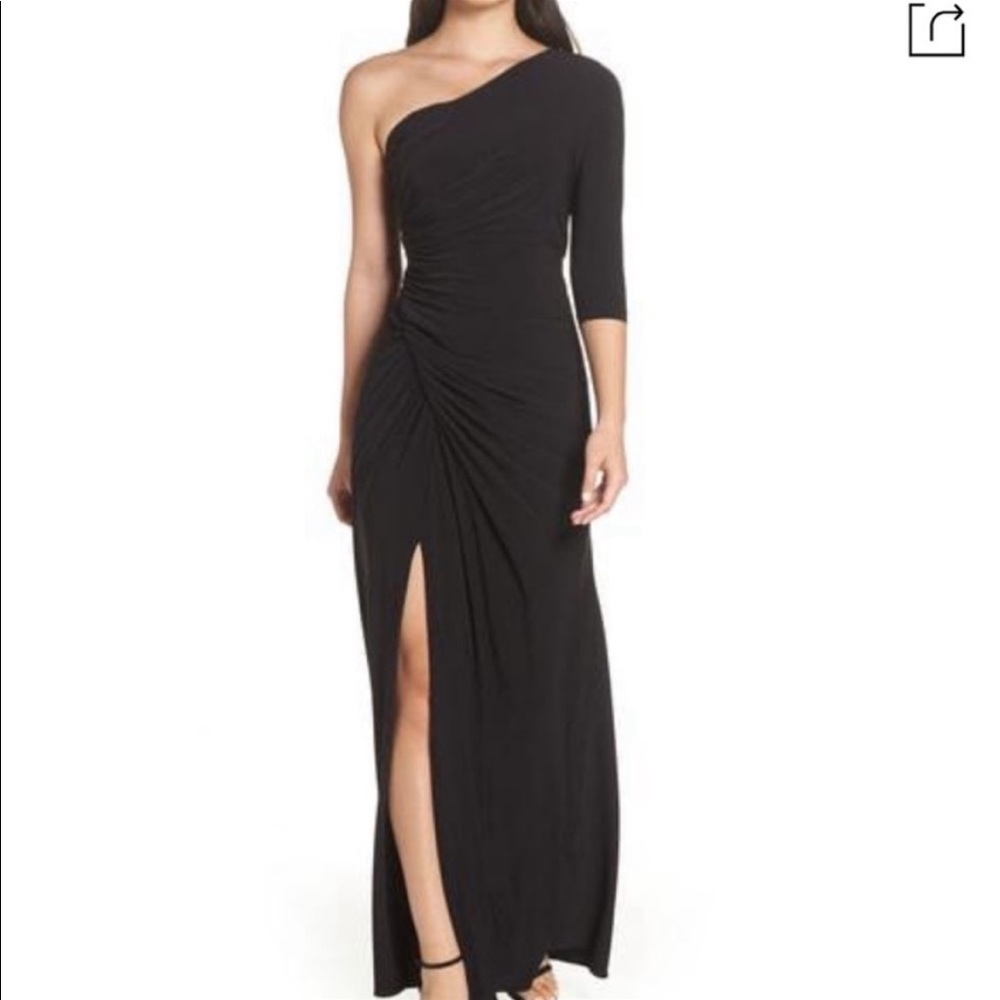 Adrianna Papell one should black evening dress (4)